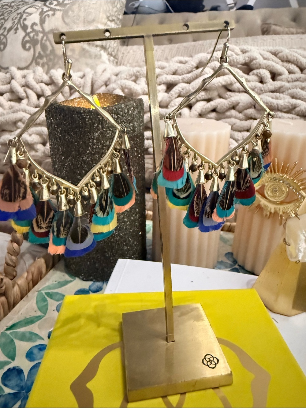 Kendra Scott Raven Drop Earrings - Picture 3 of 6